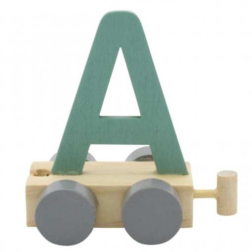 Treinletter A Blauw