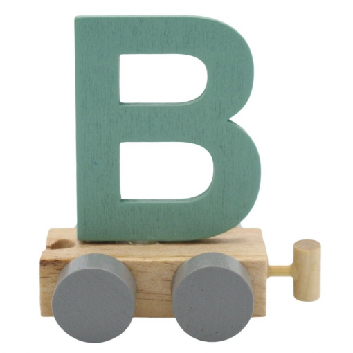 Treinletter B Roze