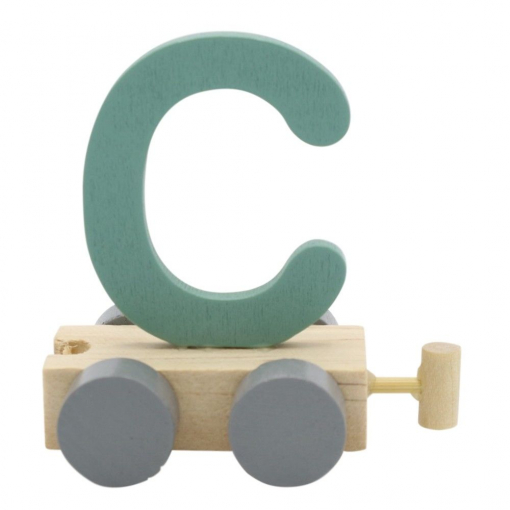 Treinletter C Roze