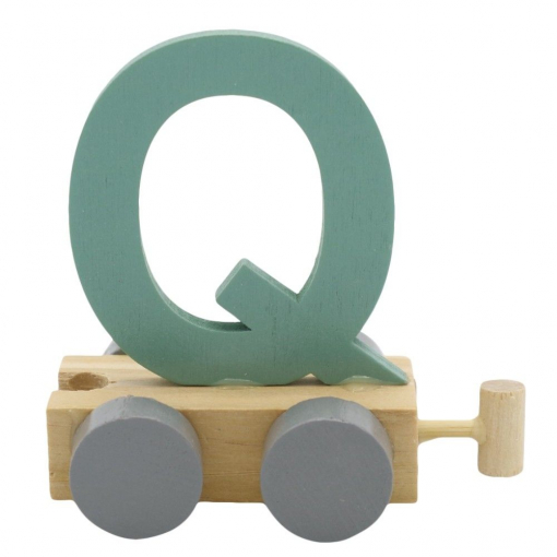 Treinletter Q Roze