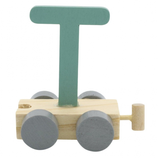 Treinletter T Blauw