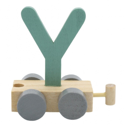 Treinletter Y Blauw