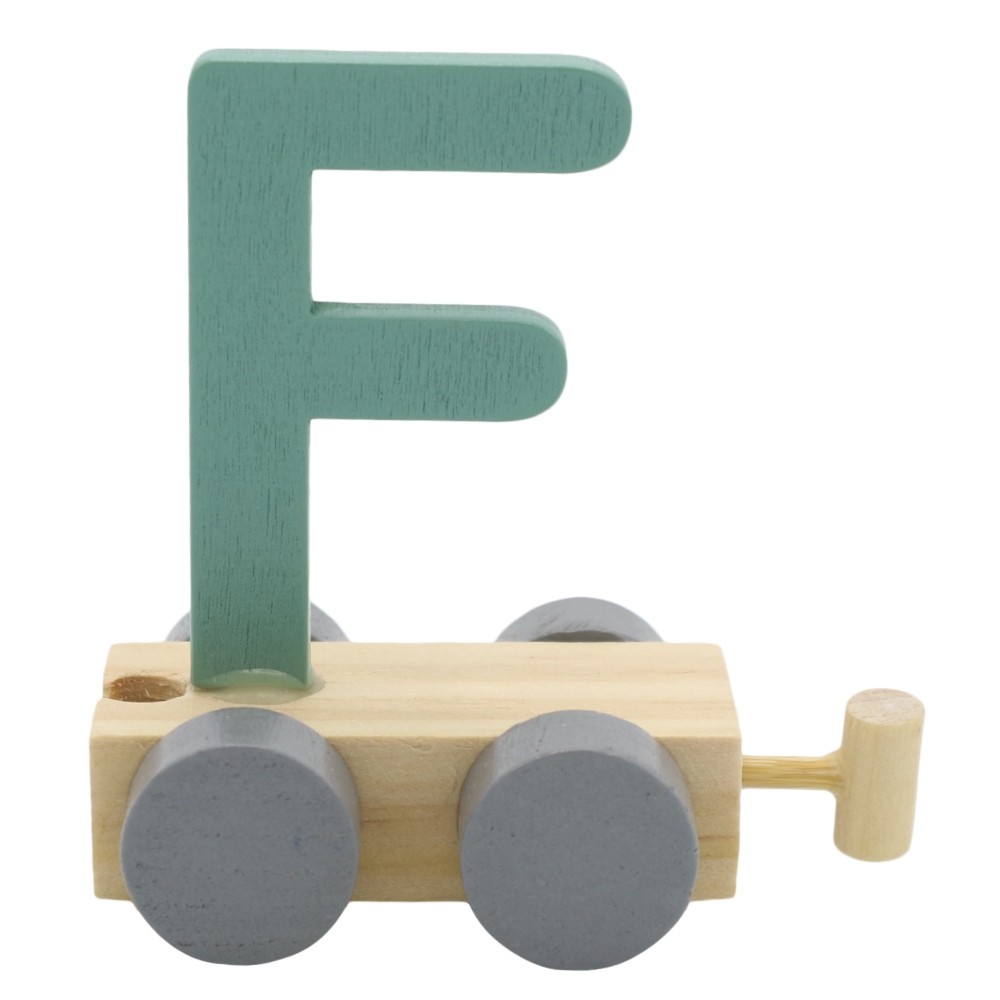 Treinletter F Groen