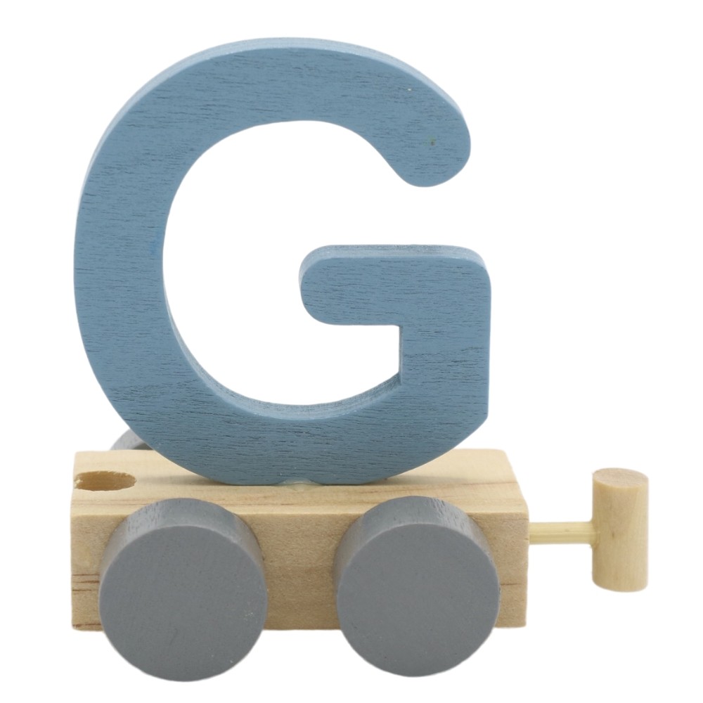 Treinletter G Blauw