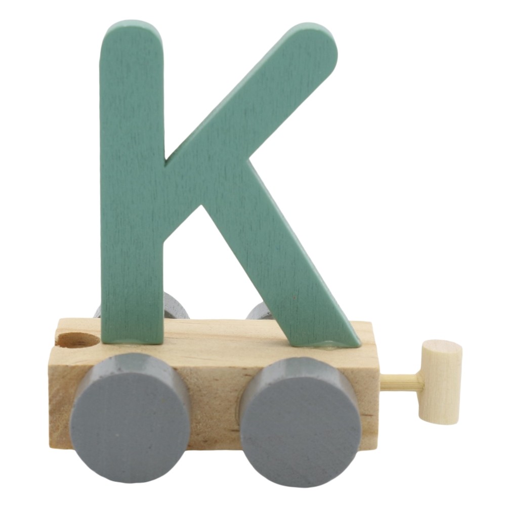 Treinletter K Groen