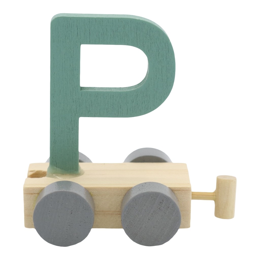 Treinletter P Groen